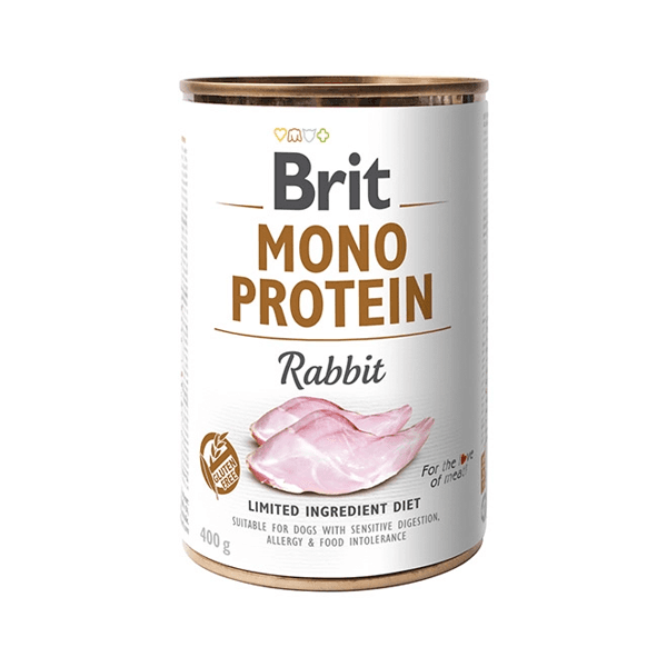 Mokra karma Brit Mono Protein Królik