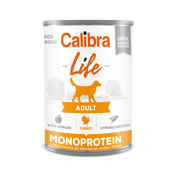 Calibra Dog Life Adult Indyk z jabłkiem