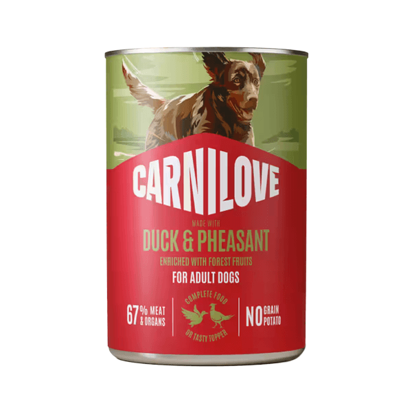 Carnilove Dog Can Paté z kaczką i bażantem