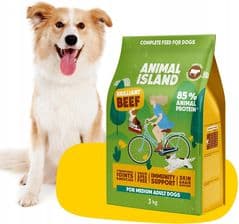 Animal Island Sucha Pies Z Wołowiną Hipoalergiczna