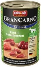 Animonda Grancarno Adult Rind Entenherzen Wołowina + Serca Kacze – opakowanie karmy