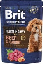 Brit Premium By Nature Dog Fillets In Gravy Beef With Carrot