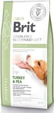 Brit Veterinary Diet Diabetes Turkey&Pea – opakowanie karmy