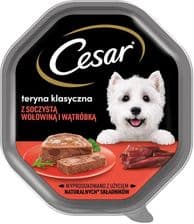 Cesar Pasztet Wołowina Wątróbka Mokra Karma Dla Psa