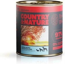 Country&Nature Bezzbożowa Mokra Karma Wołowina Z Warzywami