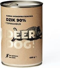 Deer Dog Karma Mokra Dzik 90% +Topinambur Bez Zbóż