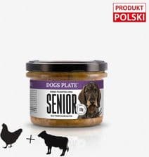 Dogs Plate Senior Karma Mokra Dla Psa Staruszka Wekowana