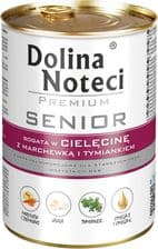 Dolina Noteci Premium Senior Cielęcina Z Marchewką I Tymiankiem