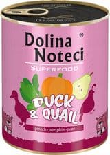 Dolina Noteci Superfood Kaczka I Przepiórka – opakowanie karmy