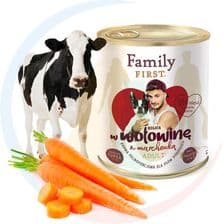 Family First Mokra Karma Dla Psa Wołowina Z Marchewką