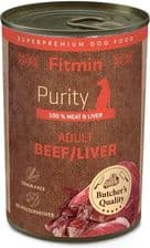 Fitmin Dog Purity karma mokra wołowina z wątróbką