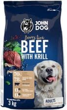 John Dog Berry Adult Duże Rasy Wołowina Kryl