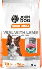 John Dog Good Form Karma Sucha Dla Psów Cielęcina Z Jagnięciną