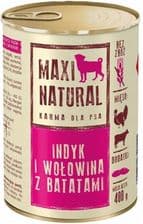 Maxi Natural Karma Mokra Indyk I Wołowina Z Batatami