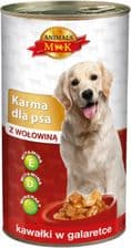 Mk Animals Karma Dla Psa Wołowina Puszka