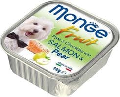 Monge Pies Fruit Tacka Pasztet Łosoś Z Gruszką