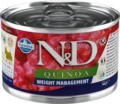 N&D Dog Quinoa Weight Management Adult Mini