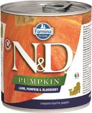 N&D Pumpkin Dynia Jagnięcina Borówka