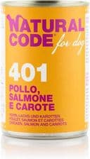 Natural Code Dog 401 Chicken Salmon And Carrots