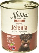 Nekko Adult Karma Psa Jeleń Jagody Pokrzywa
