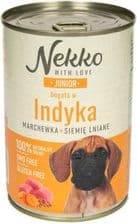 Nekko Junior Indyk Marchewka Siemię Lniane