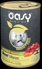 Oasy Grain Free Adult Medium Large Wołowina