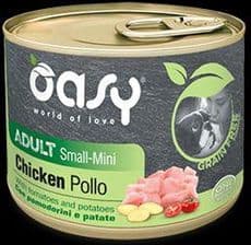 Oasy Grain Free Adult Small Mini Kurczak – opakowanie karmy