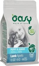 Oasy Monoproteinowa Puppy Junior S Mini Jagnięcina