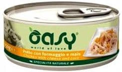 Oasy Natural Mokra Karma Dla Psa Kurczak Ser Kukurydza