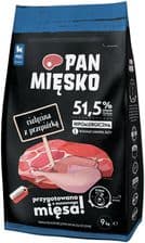 Pan Mięsko Dla Szczeniąt Cielęcina Z Przepiórką Chrupki L