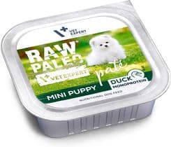 Raw Paleo Pate Mini Puppy Duck Mokra Karma Dla Szczeniąt Kaczka