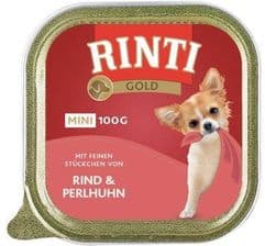 Rinti Wołowina Z Perliczką Mini Gold
