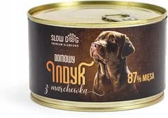 Slow Dog Domowy Indyk Z Marchewką 87% Mięsa