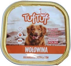 Tuf Tuf Karma Monobiałkowa Pasztet Wołowina Dla Psa