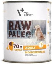 Raw Paleo Vet Expert Raw Paleo Adult Indyk – opakowanie karmy