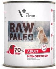 Raw Paleo Vet Expert Raw Paleo Adult Wołowina 800G – opakowanie karmy
