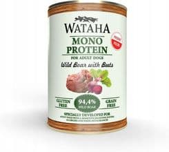 Wataha Mono Protein Adult Dog 94,4% Dzik Z Burakami