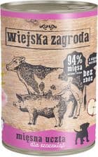 Wiejska Zagroda Dla Szczeniąt Mięsna Uczta