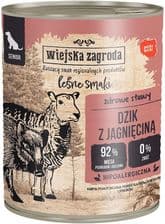 Wiejska Zagroda Karma Mokra Pies Dzik Z Jagnięciną