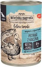 Wiejska Zagroda Karma Mokra Pies Pstrąg Z Kaczką