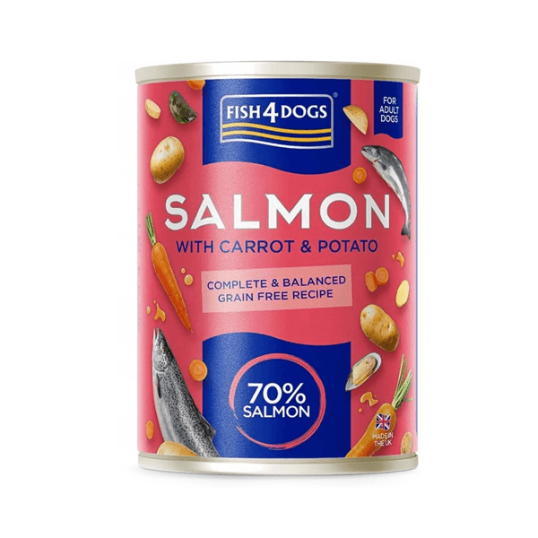 Fish4Dogs Łosoś z marchewką i ziemniakami mokra karma