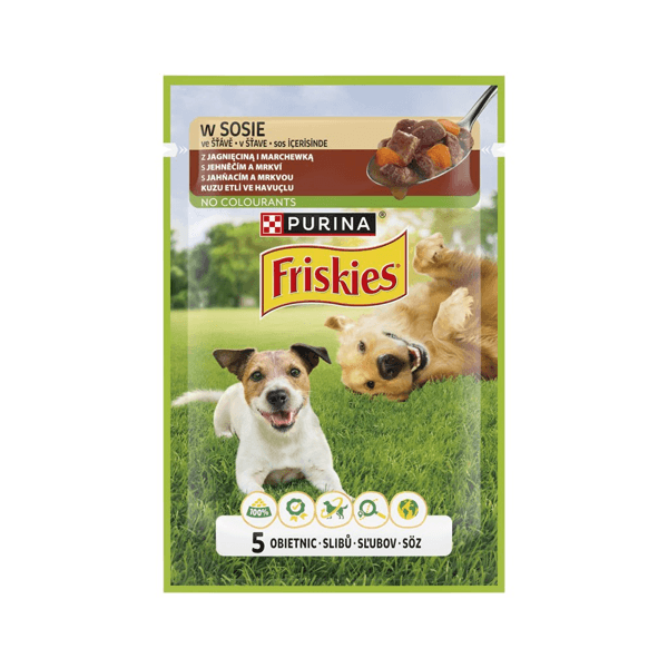 Friskies Adult z jagnięciną i marchewką w sosie