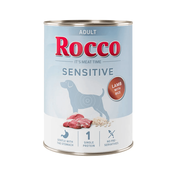 Mokra karma Rocco Sensitive Jagnięcina z ryżem