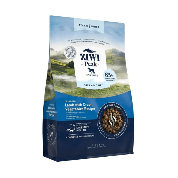 Ziwi Peak Steam & Dried Jagnięcina z zielonymi warzywami