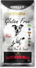 Biofeed Euphoria Gluten Free Z Wołowiną Dla Szczeniąt Mini I Małych Rasy – opakowanie karmy