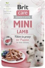 Brit Care Dog Mini Puppy Lamb Fillets In Gravy – opakowanie karmy