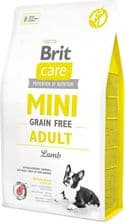 Brit Care Mini Grain Free Adult Lamb – opakowanie karmy