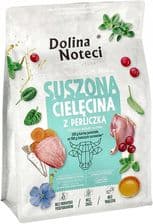 Dolina Noteci Karma Dla Psa Premium Dla Małych Ras Cielęcina Z Perliczką – opakowanie karmy