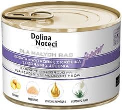 Dolina Noteci Premium Małe Rasy Junior Wątróbka Z Królika I Ozory Jelenia