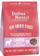 Dolina Noteci Superfood Mini Danie Z Jagnięciny Z Krewetkami Karma Suszona Dla Psa – opakowanie karmy